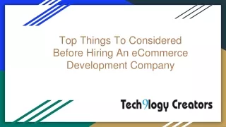 top things to considered before hiring an ecommerce development company