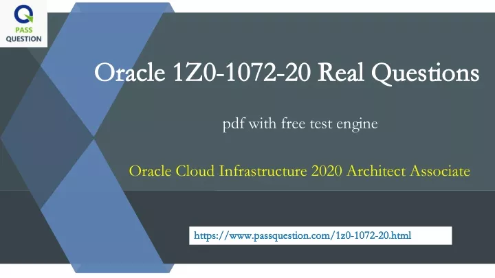 oracle 1z0 1072 20 real questions oracle 1z0 1072