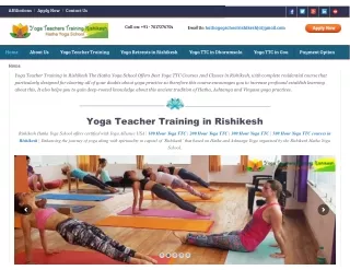 One of the Best Yoga Teacher Training in Rishikesh
