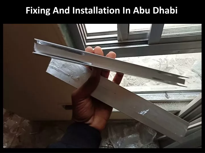 fixing and installation in abu dhabi