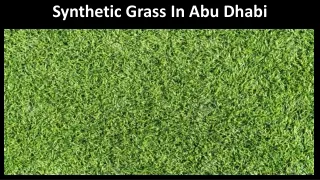 synthetic grass in abu dhabi