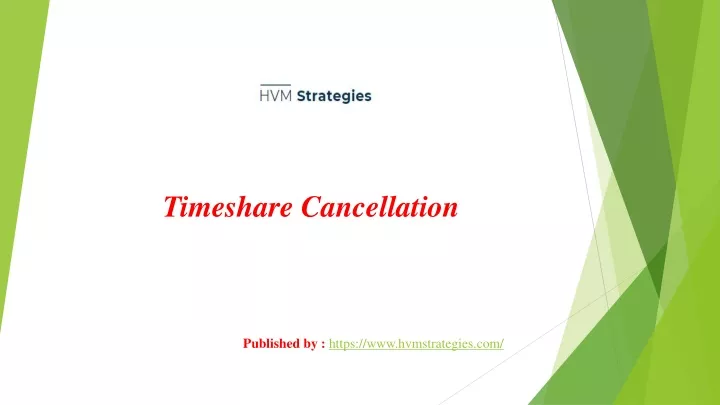 timeshare cancellation