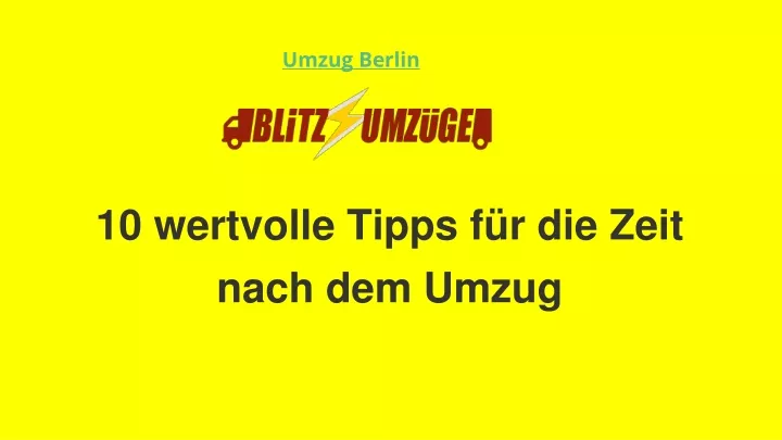 umzug berlin