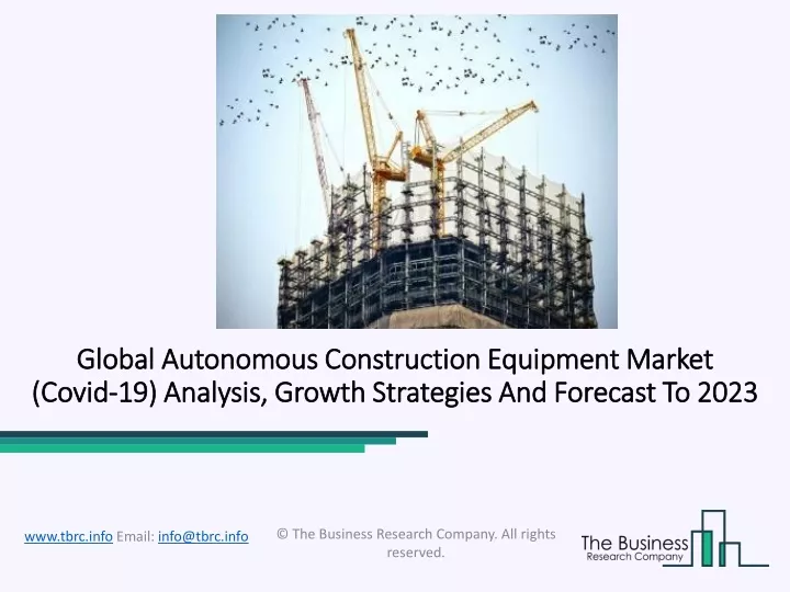 global global autonomous construction equipment