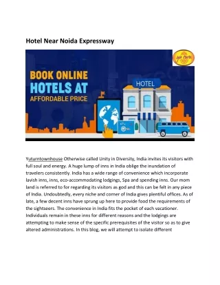 hotel near noida expressway