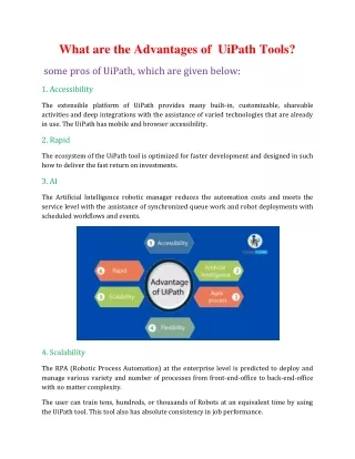 what are the advantages of uipath tools