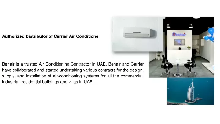 authorized distributor of carrier air conditioner