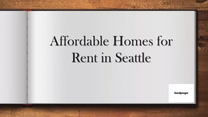affordable homes for rent in seattle