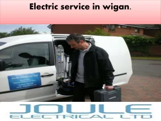 local Electricians in Wigan
