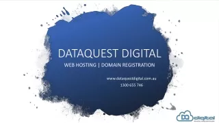 dataquest digital web hosting domain registration