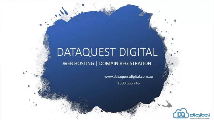 dataquest digital web hosting domain registration