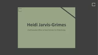 heidi jarvis grimes