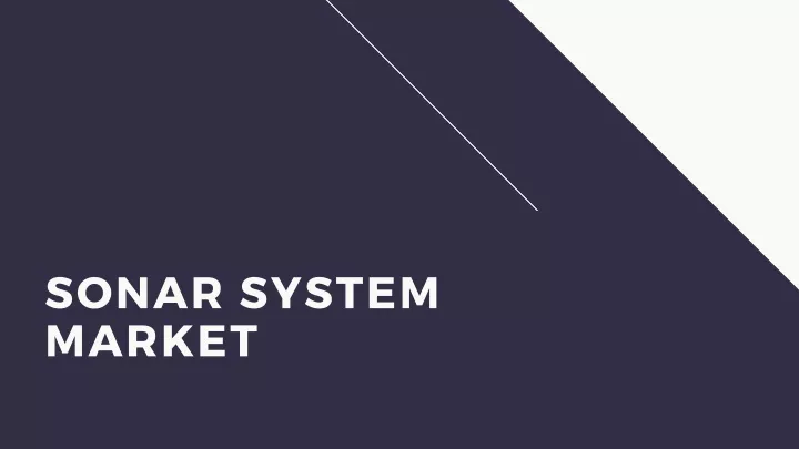 sonar system market