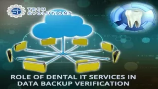 Dental IT Partner | Role of Dental IT Services in Data Backup Verification