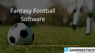 Fantasy Football Software