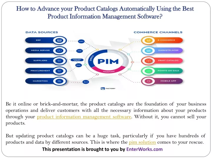 how to advance your product catalogs