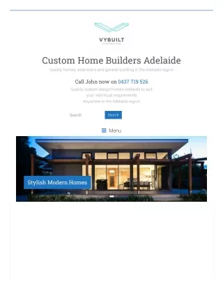 Custom Builders in Adelaide