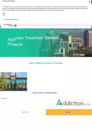 Addiction Treatment Centers In Phoenix