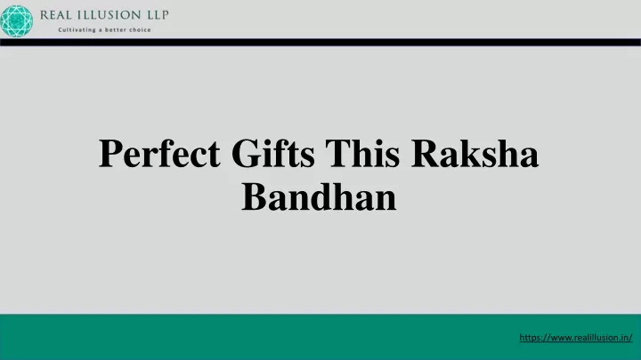 perfect gifts this raksha bandhan