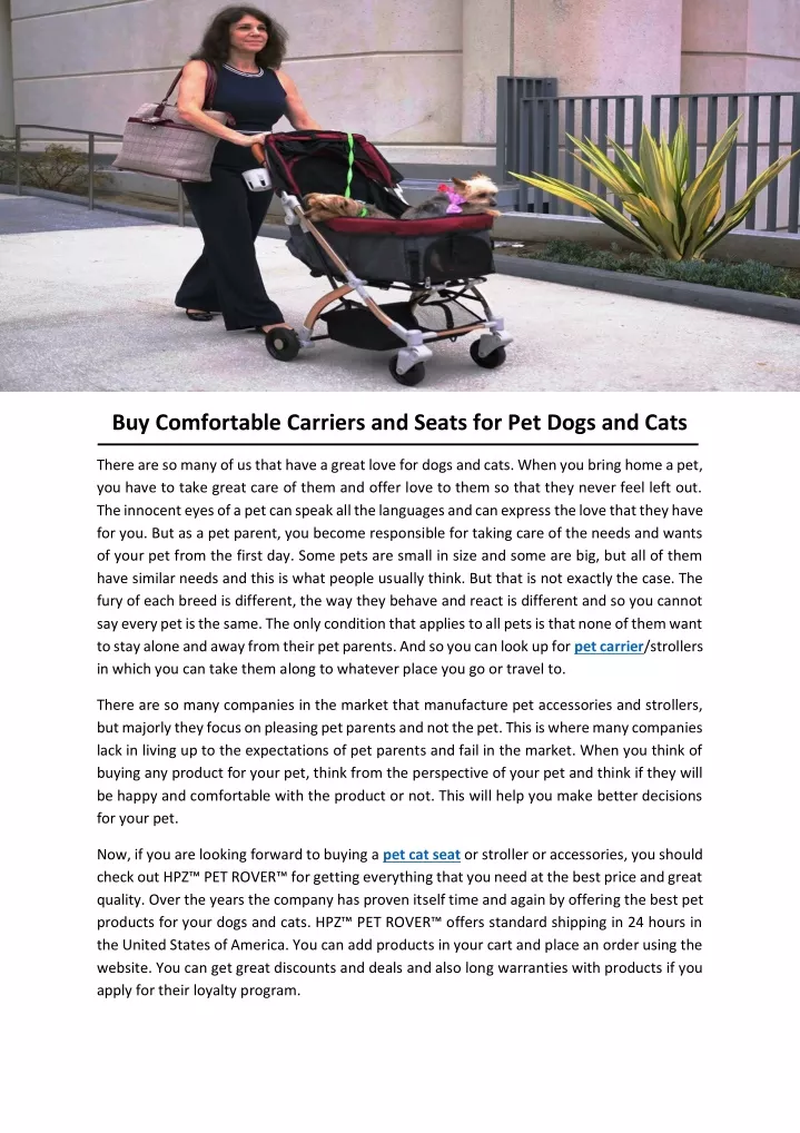 buy comfortable carriers and seats for pet dogs