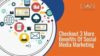 Checkout 3 More Benefits Of Social Media Marketing