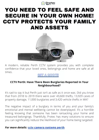 Perth CCTV Cameras & Security Systems