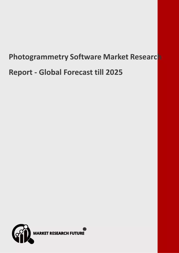 photogrammetry software market research report