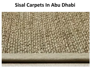 sisal carpets in abu dhabi