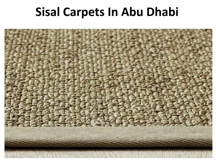 sisal carpets in abu dhabi