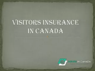 Visitors Insurance in Canada