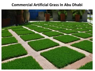 commercial artificial grass in abu dhabi