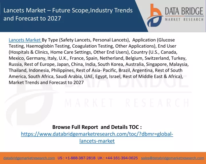 lancets market future scope industry trends
