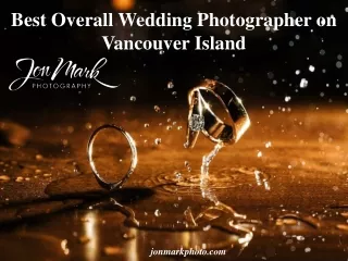 Best Overall Wedding Photographer on Vancouver Island