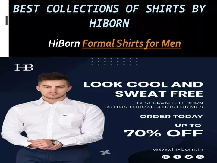 hiborn formal shirts for men