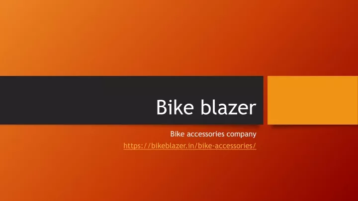 bike blazer