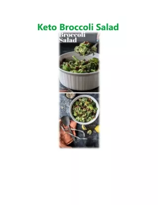 keto broccoli salad