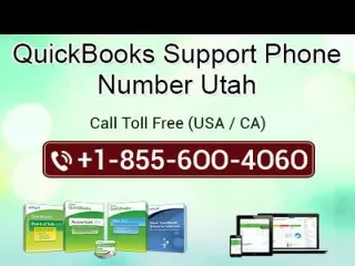 QuickBooks Support Phone Number Utah 1-855-6OO-4O6O