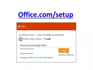 office com setup