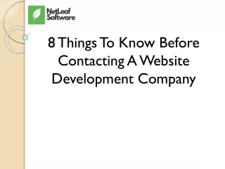 8 things to know before contacting a website