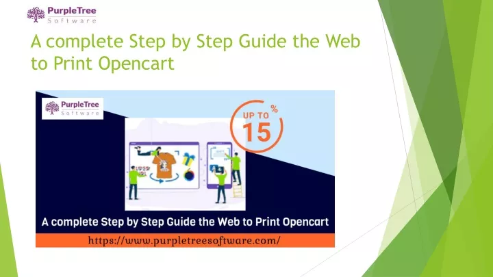 a complete step by step guide the web to print opencart