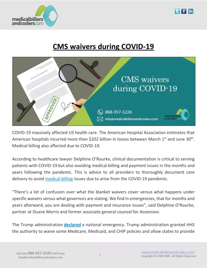 cms waivers during covid 19