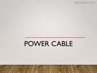 power cable