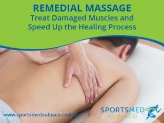 Health Benefits of Remedial Massage in Perth