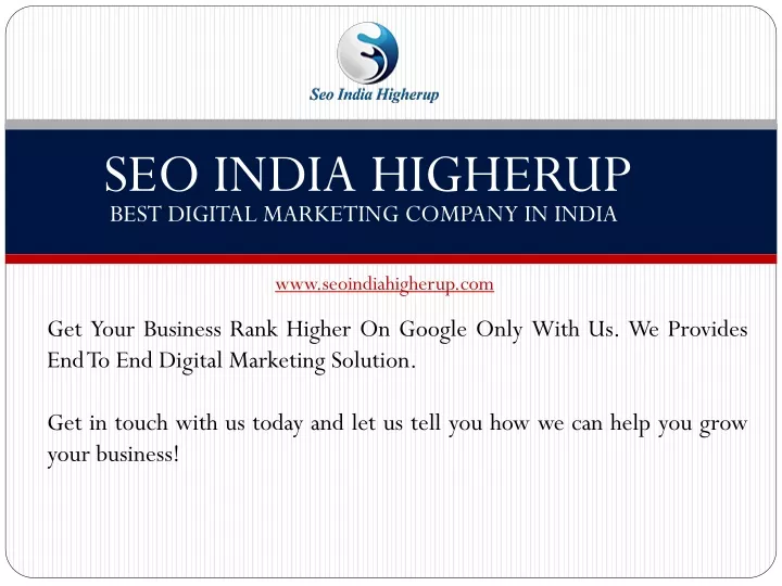 seo india higherup