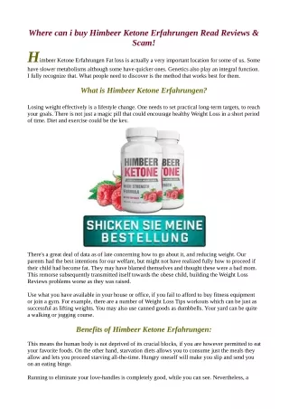 Himbeer Ketone Erfahrungen| Side Effects | Reviews  | Benfits | Ingredients.