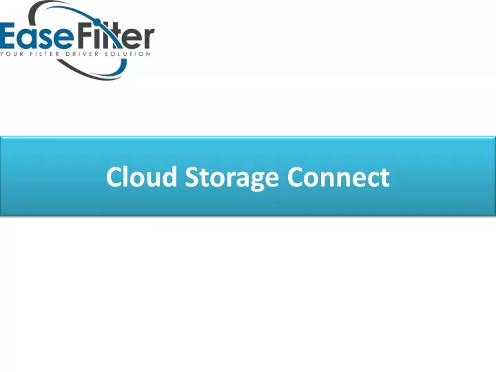 cloud storage connect