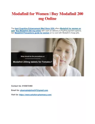 modafinil for women buy modafinil 200 mg online