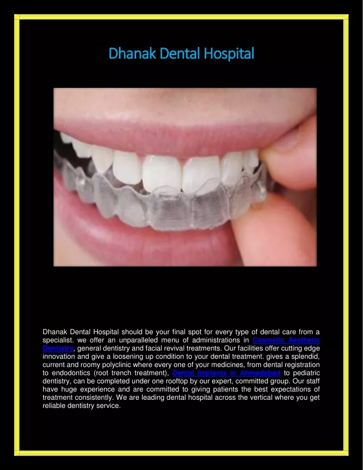 d dhanak hanak d dental