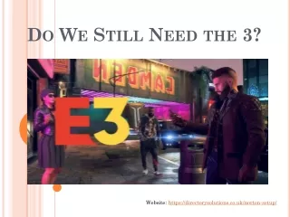 do we still need the 3