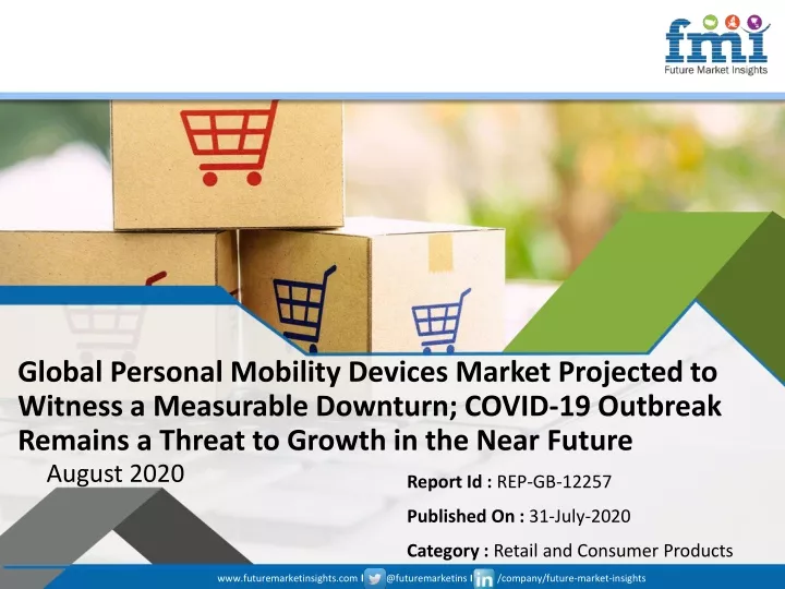 global personal mobility devices market projected